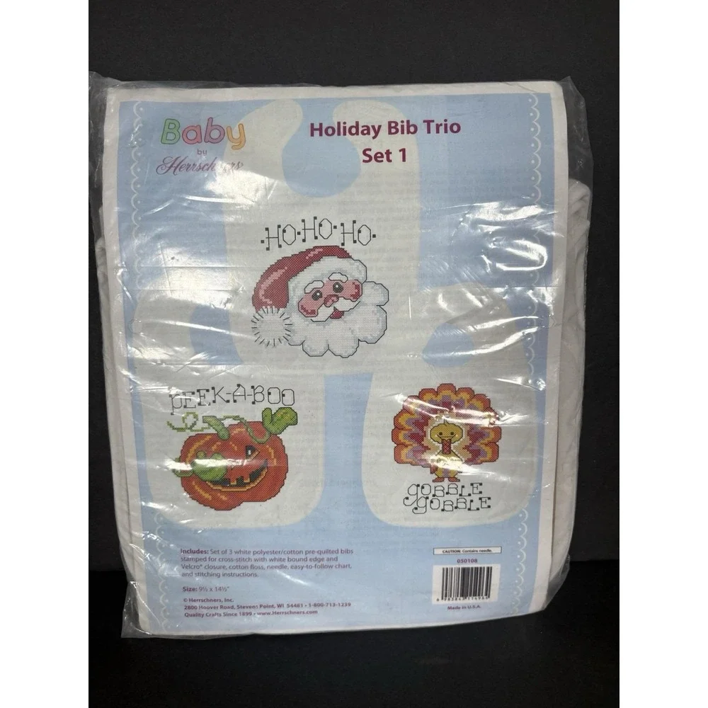 Herrschners holiday bib